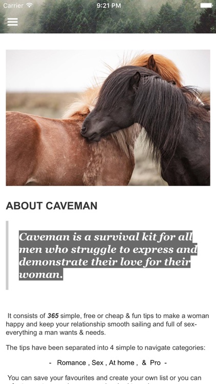 Caveman - Relationship tips and romance advice screenshot-3