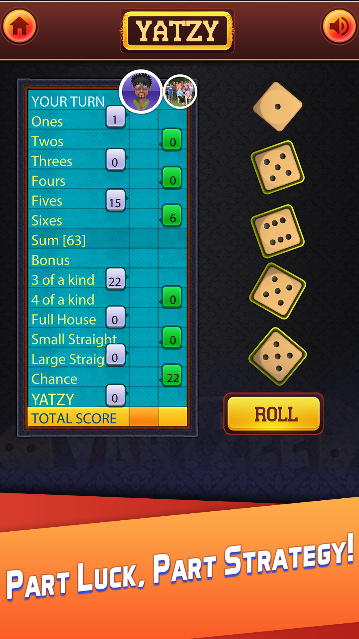 Yatzy Addict+ screenshot 3