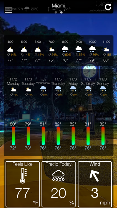 Weather Live Forecast ' Screenshot