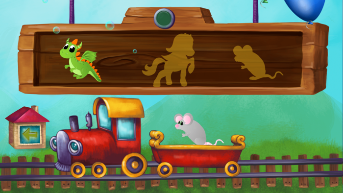 Puzzles for toddlers with train