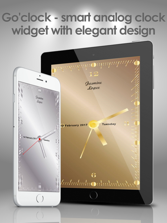 Screenshot #4 pour Go'clock: Analog Clock Widget