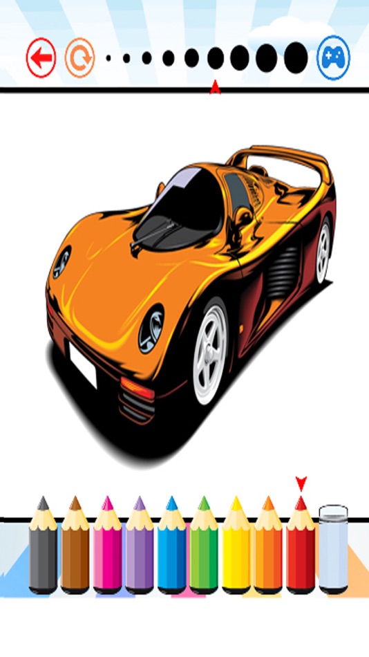 Race Cars Coloring Book - Activities for Kid - 1.0 - (iOS)