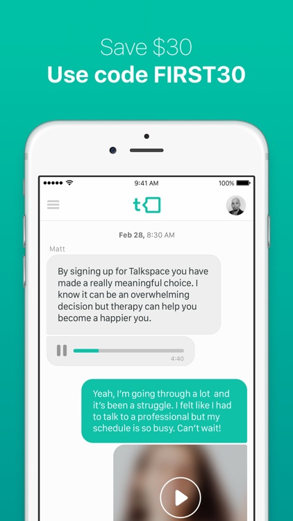 Talkspace Online Therapy - Licensed eCounseling screenshot-4