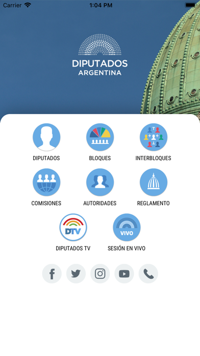 Screenshot #1 pour DiputadosAR