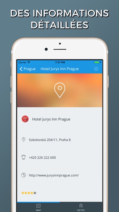 Screenshot #2 pour Cartes de la ville de Prague
