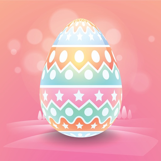 100 Easter Eggs Stickers