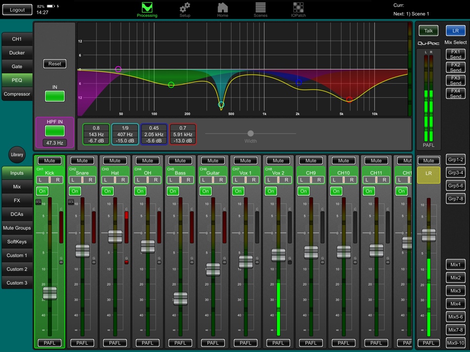 #1. Qu-Pad (iOS) 由: Allen & Heath Limited