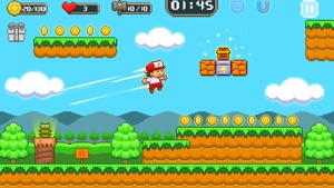 Super Jim Jump:  Classic Platform Game screenshot #2 for iPhone