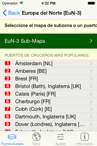 Cruise Ports -Europe  Zoomable Atlas screenshot 3