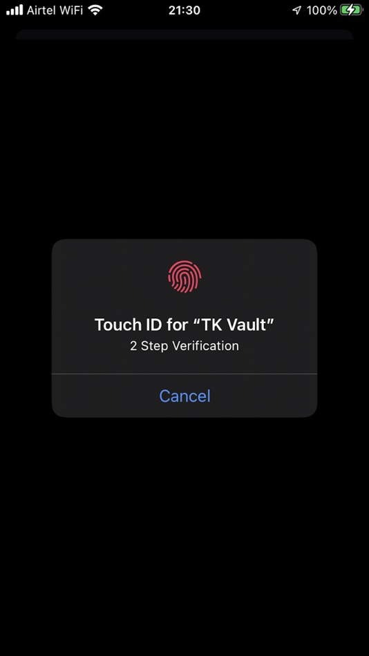 #1. TK Vault (iOS) Podle: Ayon Mitra