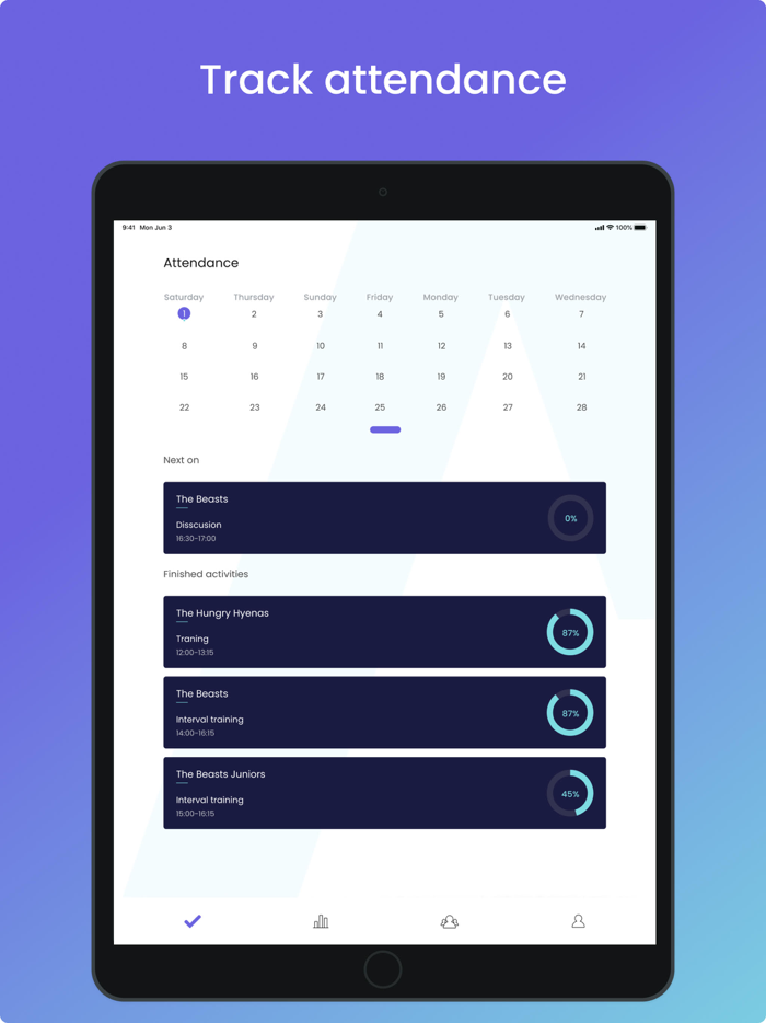 Practice Attendance Tracker