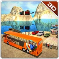 Offroad public transport bus and 3d driver simulator