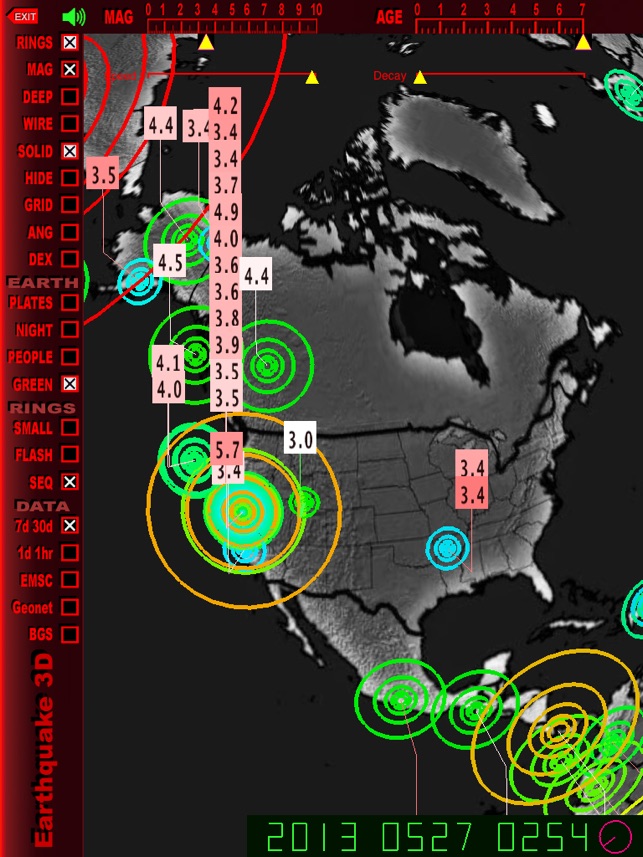 Usgs 3d earthquake map