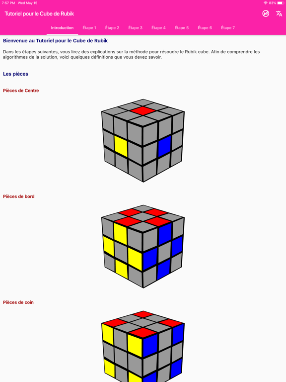 Screenshot #4 pour Tutoriel pour le Cube de Rubik