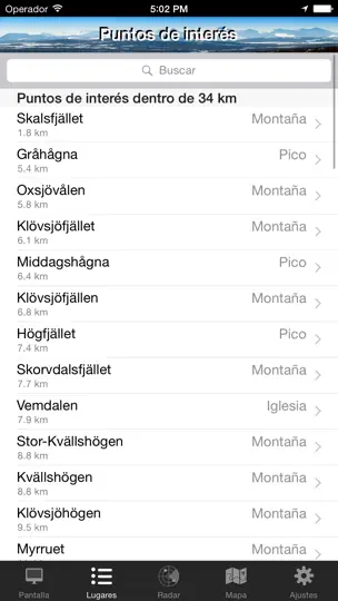 Captura de pantalla de ¿Qué Veo? - Vemdalen en iPhone 3