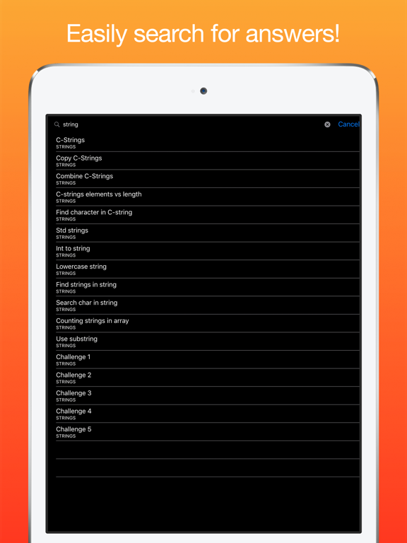 Learn C++ Programming iPad screenshot
