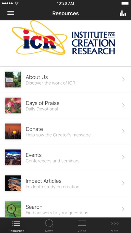 #1. Creation Science Update (iOS) By: Subsplash Inc