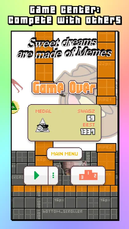 Screenshot 5 von 5 zu Noscope Flappy - MLG Bird Version - The Parody