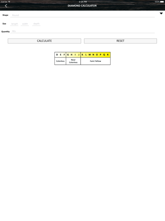 Jewelry Expert iPad screenshot 4 - Utilities app