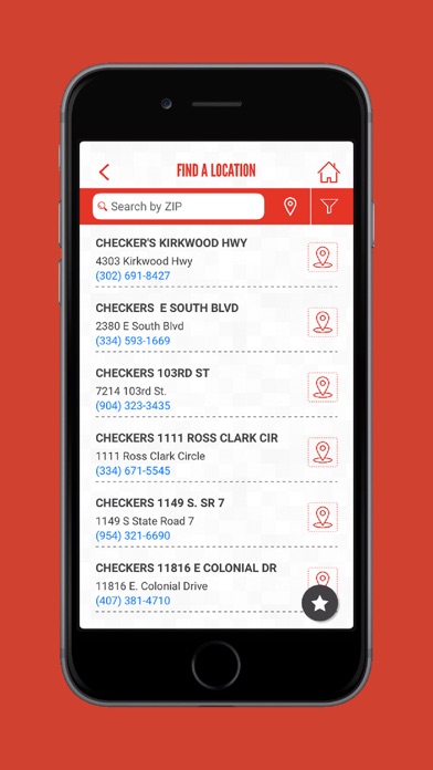 Checkers & Rally's Restaurants Screenshot