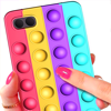 Pop It Phone Case DIY Games - Double Purple