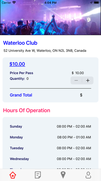 FastPass App Screenshot