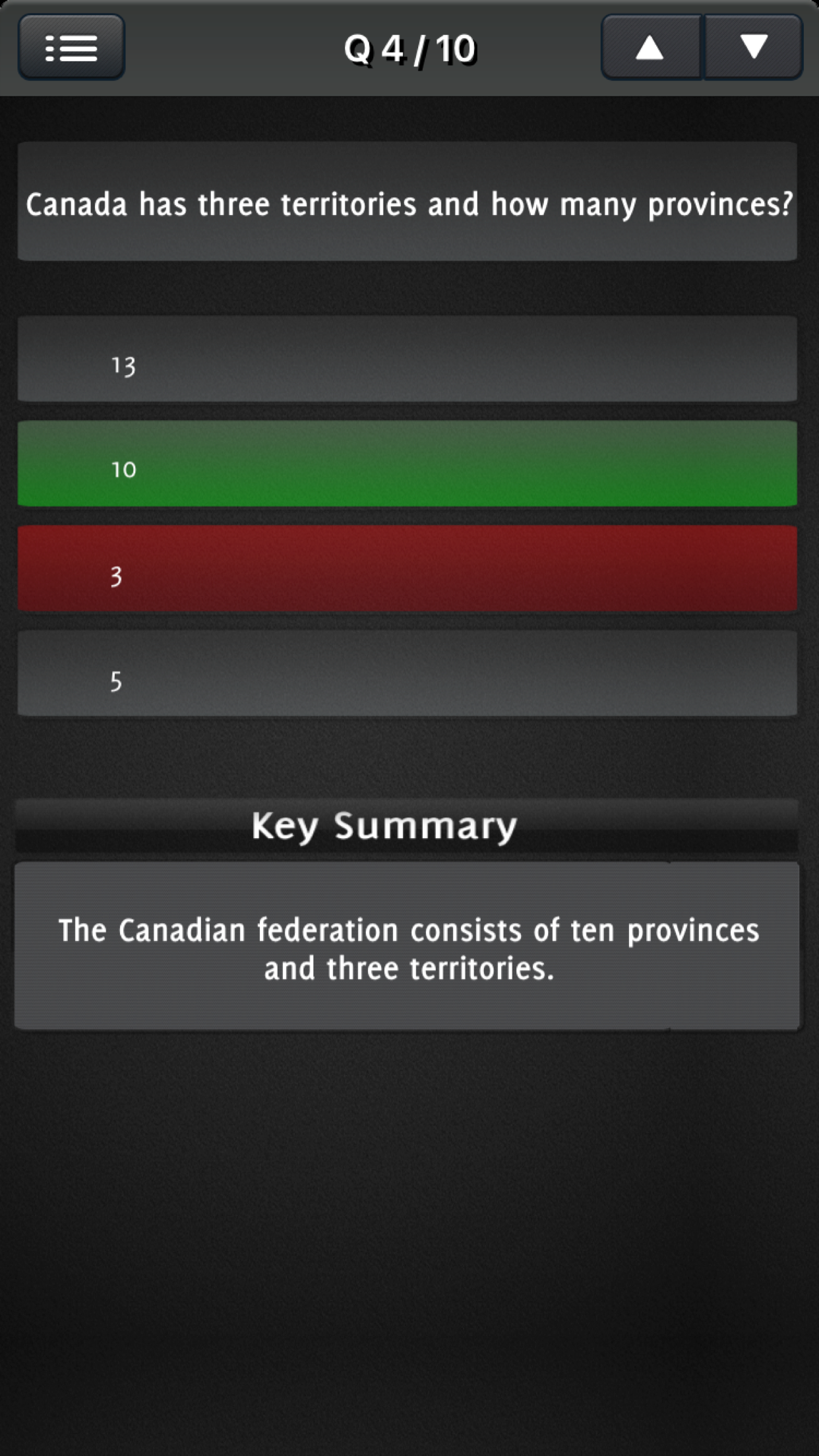 Canada Citizenship 2017 - All Questions screenshot 5