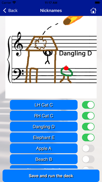 Joe's Piano Lessons Flashcards Screenshot