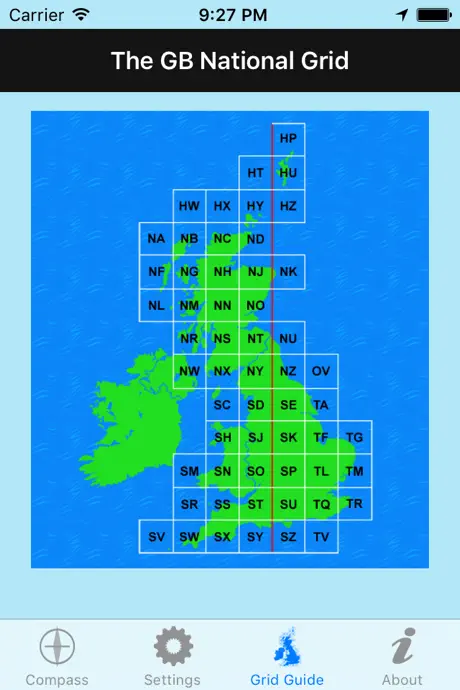 GB Grid Ref Compass
