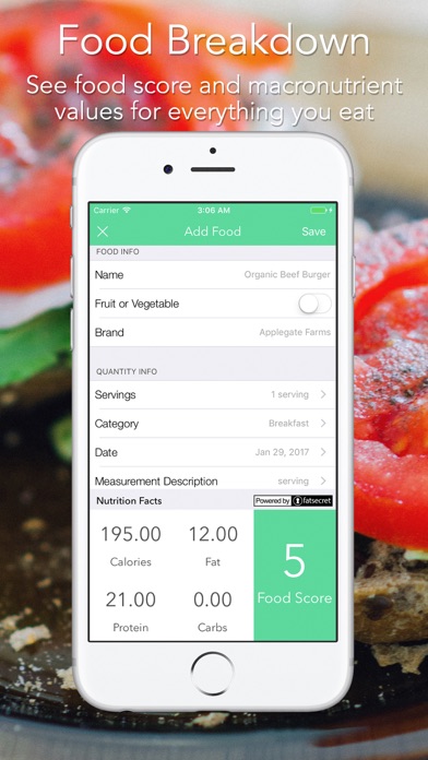 iMacro - Diet, Weight and Food Score Trackerのおすすめ画像4