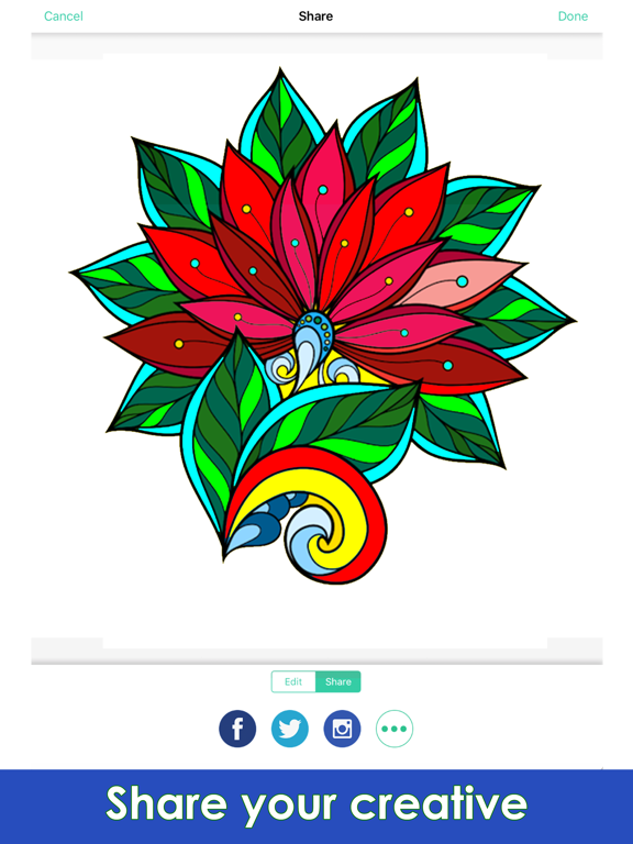 Screenshot #5 pour Coloring Me : Coloring Book for Adults
