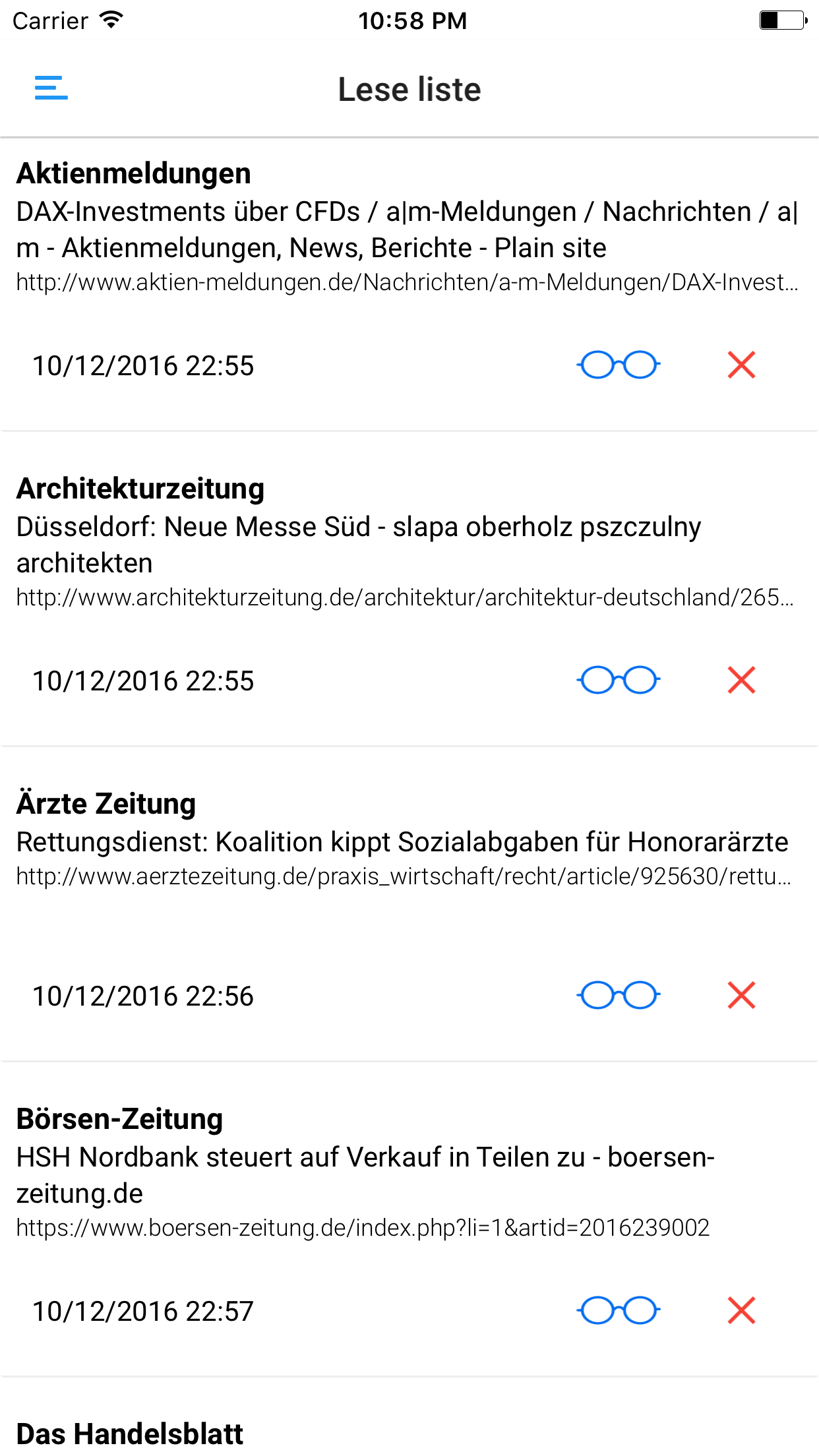 ZEITUNGEN UND ZEITSCHRIFTEN