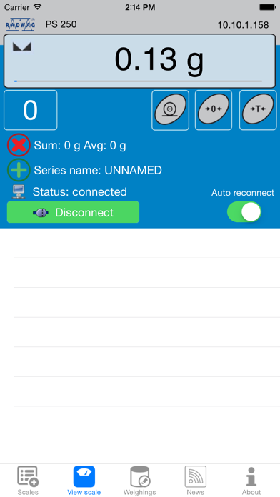 RadConnect Screenshot