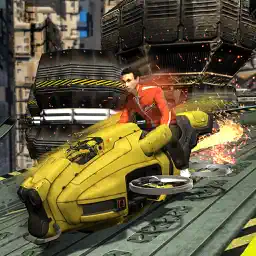 Hoverbike flying Beast Game app icon