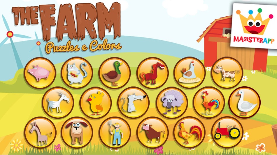 The Farm - Paint & Animal Sounds Games for Toddler - 2.6.2 - (iOS)