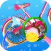 cycle repair shop - washing & coloring game