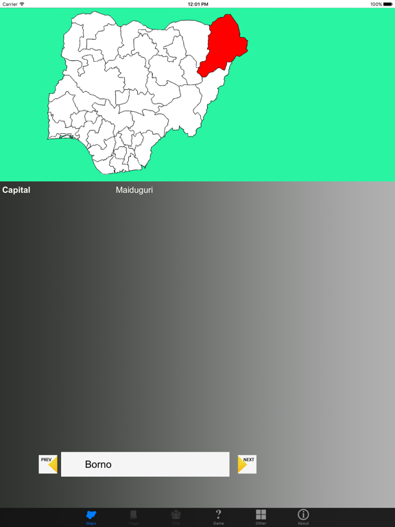 Screenshot #4 pour Nigeria State Maps and Capitals