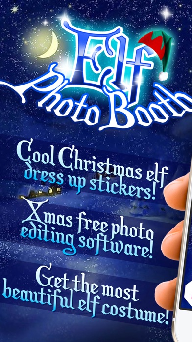 Screenshot #1 pour Éditeur De Photos Elf - Noël Caméra Autocollants