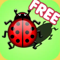 Puzzles shadow. Little bugs. For little babys app icon