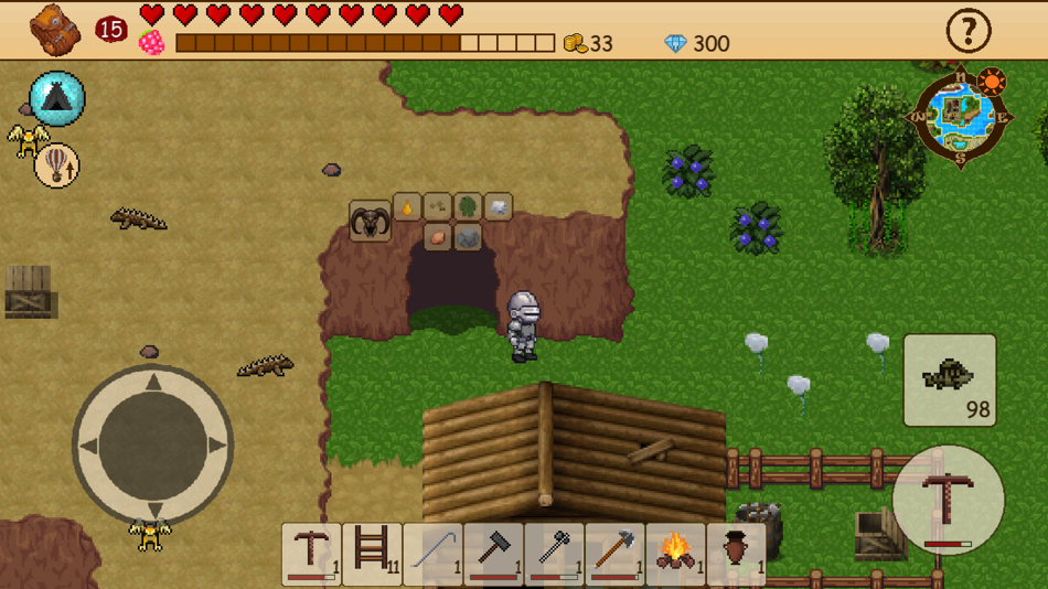 #1. Survival RPG: Open World Pixel (iOS) Bởi: Bew Games inc.