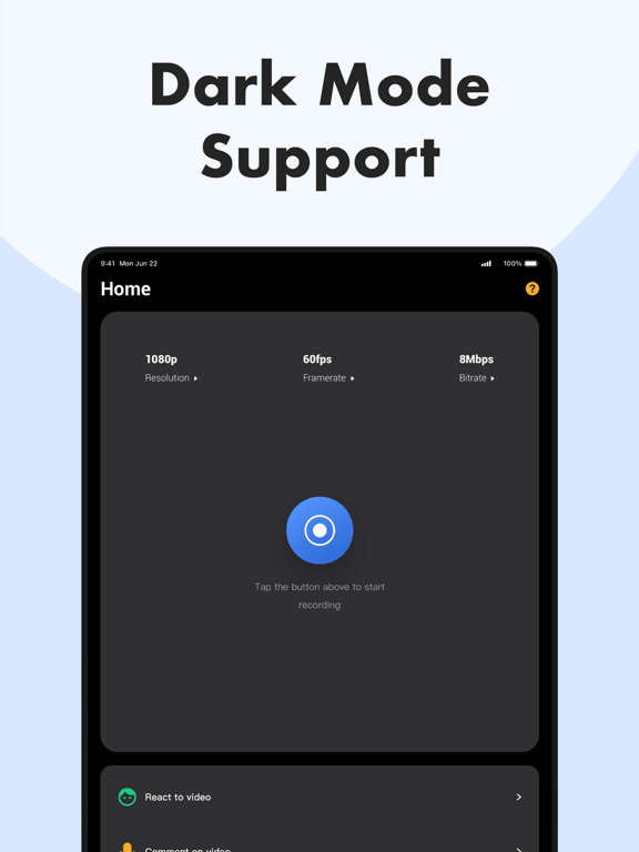 Awesome Screen Recorder iPad screenshot 10 - Utilities app