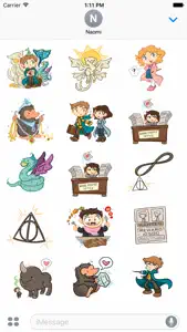 FANTASTIC BEASTS AND WHERE TO FIND THEM STICKERS screenshot #2 for iPhone