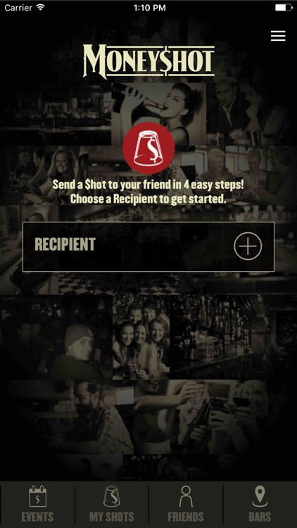 MoneyShot - Buy drinks for friends