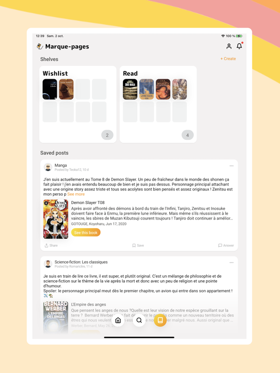 Script. - Lire et écrire iPad screenshot 4 - Book app