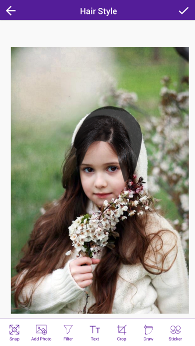 Screenshot #3 pour Woman Hair Style Photo Booth