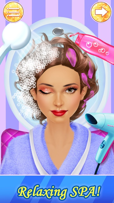Makeover Games: Salon Makeup Screenshot