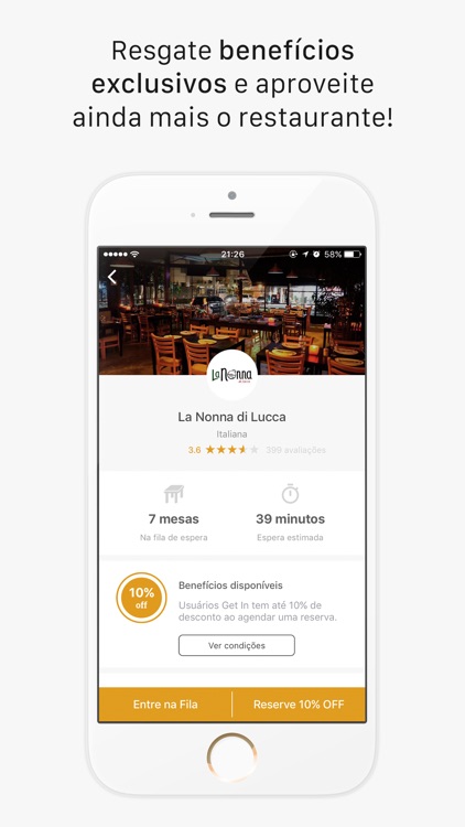 Get In - Reservas e Fila de Espera em Restaurantes screenshot-4