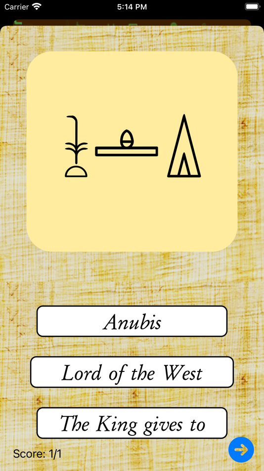 #7. Hieroglyph FlashCards (iOS) 由: Aviametrix, LLC