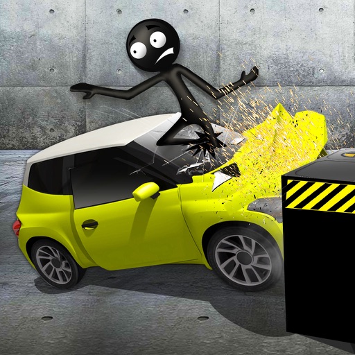 Stickman Crash Test VR Sim iOS App