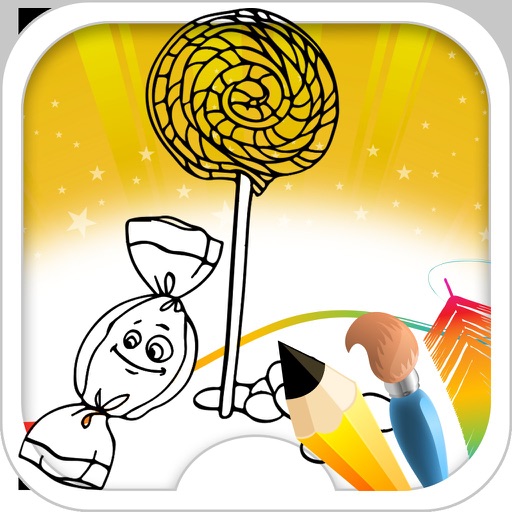 Sugar Coloring Book iOS App